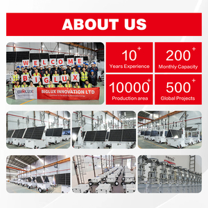 Tour d'éclairage solaire mobile haute performance avec mât télescopique de 9 m, levage électrique, 4*100W LED, à vendre et à louer - Product Image 6