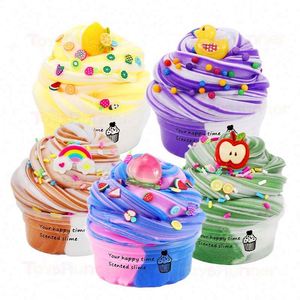 Hot Sale High Popularity Eco-Friendly Fluffy Plastic <b>Slime</b> Toy Kids DIY Colorful Magic Changing Playdough Clay <b>Slime</b> - Product Image 6