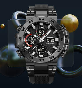 Reloj de Pulsera de Cuarzo Clásico para Hombre <span class=keywords><strong>Skmei</strong></span> 2499, con Correa de Plástico, Esfera de Cristal, Manecillas y Caja de Acero Inoxidable, en Oferta - Product Image 5