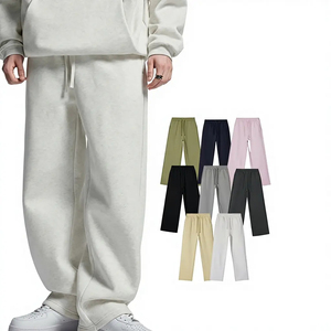 <span class=keywords><strong>Pantaloni</strong></span> Sportivi Oversize Personalizzabili con Logo, Gamba Larga, di Alta Qualità, da <span class=keywords><strong>Uomo</strong></span>, Taglie Forti, Pesanti, Semplici e Basici - Product Image 1