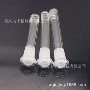 Glass Rod 14mm Inner 18mm Outer Ground Joints Transparent Hookah Smoking Pipe Accessory Straight Type - Product Image 2