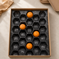 Revêtement de plateau jetable en papier kraft écologique pour l'emballage des fruits et légumes frais