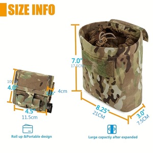 Vente en gros Sac <span class=keywords><strong>utilitaire</strong></span> Accessoires tactiques Chasse Tir Ceinture Pochettes CP Camo Dump Pouch Drop Pouch - Product Image 1