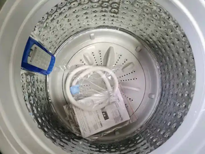 Lave-linge séchant tout-en-un intelligent en acier inoxydable, best-seller, fonctionnement en anglais, automatique, cuve unique, usage domestique - Product Image 4