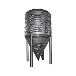 Cuve de Fermentation Conique en Acier Inoxydable 304 avec Chemise de Refroidissement pour la Fabrication de Bière et de <span class=keywords><strong>Vin</strong></span> - Product Image 2