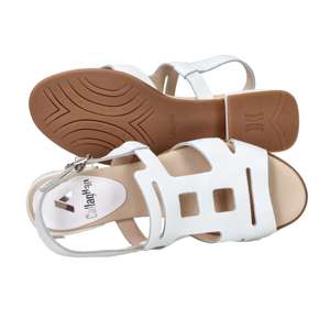 Sandalias de Tacón para Mujer Callaghan 34407 Blancas, Tacón de 3 cm, Talla 40 - Product Image 6