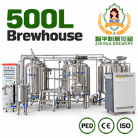 Système de nettoyage CIP mobile 100L à 2 réservoirs avec réservoirs d'acide et de caustique pour le nettoyage des fermentateurs de brasserie