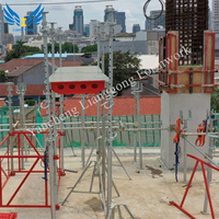 Panneau de coffrage en acier et contreplaqué Lianggong personnalisable à dépose précoce, taille réglable, haute résistance pour béton