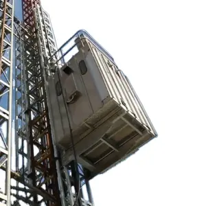 Одобренный CE и EAC мини-строительный подъемный пассажирский лифт с компактной конструкцией строительный подъемник, используемый в мостовой башне