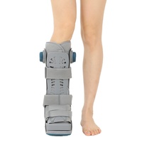 Bottes de marche de rééducation pour adultes, avec soutien fixe pour entorse du tendon de la cheville, sangles réglables et semelle antidérapante
