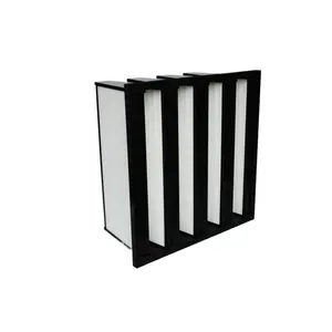 High-Efficiency Filter W-Shaped Frame Close Folding Air Filter V-Shaped Combined HEPA Air Filter