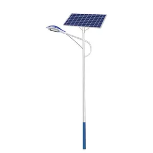 Lityum pil ile güneş led sokak lambası açık güneş ışıkları açık sokak yüksek kutup radar sensörü PIR hareket sensörü