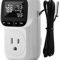 Contrôleur de température numérique OEM/ODM 1800W à brancher sur une prise secteur – Installation facile
