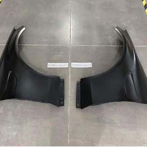 Aile de voiture de haute qualité en ABS, géométrique, précise, ajustement parfait, <span class=keywords><strong>noir</strong></span> brillant/aspect carbone pour Mercedes Classe C C63 W205 2015-2021 - Product Image 6