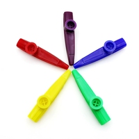 Orff Modern Durable Plastic Kazoo Musical Instrument for Interactive Play Early Education Teaching Aids Music Enlightenment