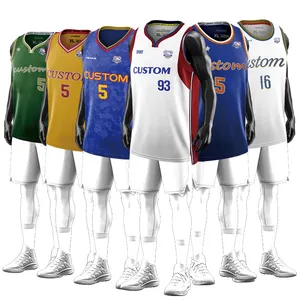 Venta al por mayor de uniformes de baloncesto Rosa personalizados negro blanco azul real liso granate gris baloncesto jersey de diseño