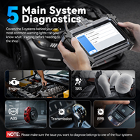 Herramienta de Diagnóstico Automotriz XTOOL D5X Obd2, Escáner de Componentes de Automóvil, Prueba Activa Bidireccional, Lector de Códigos con Más de 16 Funciones de Reinicio