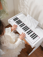 High Quality Children Wooden Cute Toy Piano 37 Keys Digital Toy Keyboard With Chair As Gift