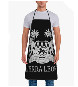 Delantal con la Bandera <span class=keywords><strong>de</strong></span> Sierra Leona al por Mayor, Delantal para Cocina, Repostería y Jardinería para Mujeres y Hombres, Delantales Divertidos y Creativos para Regalo - Product Image 1