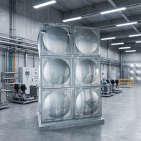 Réservoir d'eau en acier inoxydable de qualité alimentaire, haute capacité, 220V, garantie 1 an