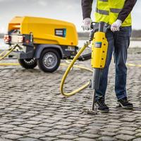 Compresseur d'air Atlas Copco 12bar 14bar 20bar 25bar avec moteur Cummins ou CAT