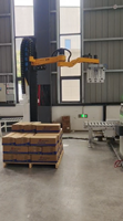 Robot de palettisation automatique pour l'empilage de cartons et de boîtes en carton, machine de palettisation avec convoyeur à rouleaux pour entrepôt et usine