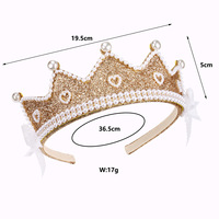 Diadème pour enfants, strass en forme de cœur, design luxueux et doux, accessoire de cheveux personnalisable pour mariage, Halloween