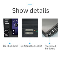 Autoradio universel 9,5 pouces avec écran IPS, unité centrale 4 cœurs, stéréo de voiture, GPS, vidéo, Carplay, Android Auto, lecteur DVD de voiture avec boutons
