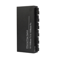 OEM定制 INFICOMO RD-FE602 6光纤端口 2 RJ45 自适应 10/100Mbps 光纤媒体转换器 80km CE认证