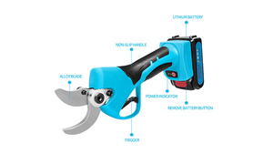 Sécateur électrique à une main SUCA, sécateur électrique sans fil capable de tailler les branches hautes, batterie de grande capacité 21V - Product Image 3