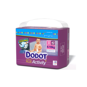 Pañales Desechables para Bebés <span class=keywords><strong>DODOT</strong></span>, Pantalones de Entrenamiento, Material de Algodón OEM al por Mayor, Prevención de Fugas 3D, Cinta Mágica Colorida, Secos - Product Image 3
