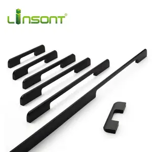 Linsont Top Selling Aluminium Alloy Kitchen Cabinet Handle Furniture Accessories