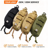 Sac de taille tactique et étui à lunettes - Tissu Oxford écologique, portable et durable pour les sports de plein air, la chasse et la pêche