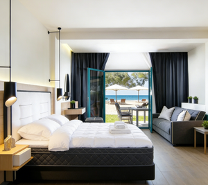 Meubles d'hôtel au design moderne, ensemble <span class=keywords><strong>de</strong></span> meubles <span class=keywords><strong>de</strong></span> chambre à coucher <span class=keywords><strong>de</strong></span> luxe avec lit double pour hôtel Super 8 Inn - Product Image 3