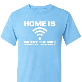 เสื้อยืดฮิปฮอปผู้ชายลายกราฟิกสุดเท่ แนวสตรีทแวร์ ผ้าฝ้ายโอเวอร์ไซส์ แขนสั้น พร้อมสโลแกน WiFi สุดฮา - Product Image 2