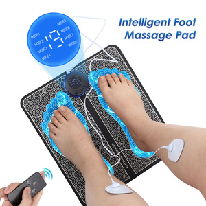 Control remoto ajustable eléctrico vibrador EMS pie y pierna masajeador Mat circulación del pie - Product Image 6