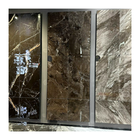 Carreaux de porcelaine polis effet marbre, aspect pierre naturelle, pour décoration extérieure et intérieure, 180x90cm
