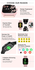 <span class=keywords><strong>LEMFO</strong></span> LT10 Smart Watch 2024 Hombres Smartwatch Fitness Tracker Deportes Regalo Smartwatch Mujeres - Product Image 3