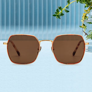 Lunettes de soleil de dernière génération en Europe, lunettes en métal pour jeunes, lunettes de soleil en acétate mixte - Product Image 4