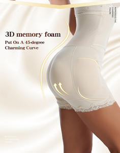 Al por mayor: Faja moldeadora de cintura para mujer con relleno en glúteos, realce de cadera, control de abdomen y efecto levanta glúteos - Product Image 1
