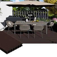 Plancher d'extérieur en composite bois-plastique (WPC) DONGJIAN pour jardin