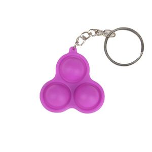 Juguetes Personalizados Antiestrés, Juguetes Sensoriales para Aliviar el Estrés, Llaveros de Silicona con Burbujas para Presionar con los Dedos - Product Image 4