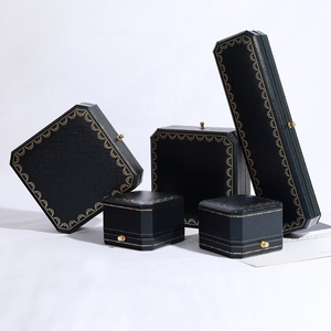 Boîte à bijoux de style rétro européen en gros, en grandes quantités, ensemble de boîtes à bijoux, boîte à bijoux en cuir de haute qualité - Product Image 2