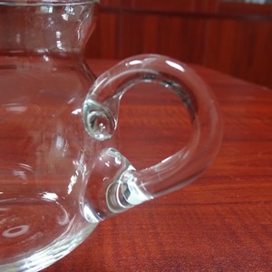 Tazza in Vetro Rotonda Piccola per Tè e <span class=keywords><strong>Caffè</strong></span> con Manico Trasparente 265 <span class=keywords><strong>ml</strong></span> - Product Image 4