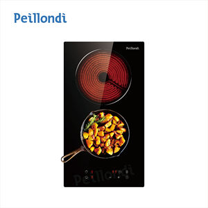 Placa de Cocción con Enchufe, Electrodomésticos de Cocina, 2 Quemadores, Placa de Cerámica Integrada, Placa de Cocción de Cerámica <span class=keywords><strong>Invisible</strong></span> - Product Image 2