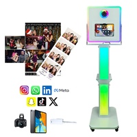 Cabina de Fotos DSLR con Impresión Instantánea, Disponible en Almacenes de EE. UU./Canadá/Reino Unido, Soporte para Logotipo y Plantilla Personalizados, Máquina de Fotomatón para iPad