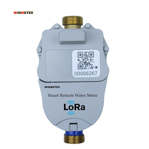 Hot bán DN15 kỹ thuật số Lora thông minh không dây từ xa nước <span class=keywords><strong>Flow</strong></span> <span class=keywords><strong>Meter</strong></span> chủ đề IP68 Brass Chất liệu trả trước mét nước - Product Image 2
