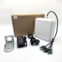 Lector RFID UHF de Largo Alcance (4-5m) Económico con Antena Integrada de 6dbi, Compatible con RS232, RS485, WG26/34, TCPIP, Modbus y Relé para Acceso Vehicular