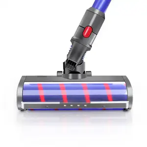 Amovible Électrique 2 Grandes Roues <span class=keywords><strong>Tapis</strong></span> Rouleau Aspirateur <span class=keywords><strong>Brosse</strong></span> pour Dysons <span class=keywords><strong>V7</strong></span> V8 V10 V11 V15 Aspirateur <span class=keywords><strong>Brosse</strong></span> Tête Partie Accessoire - Product Image 2