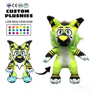Crea tu Propio Peluche Personalizado con Foto, Mascota de Peluche con Peso, Animales de Peluche de Hombre Lobo, Juguetes de Peluche Relajantes - Product Image 1